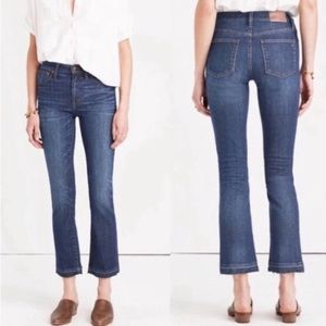 Madewell Cali Demi Boot Jeans Drop Hem Edition Size 27 (fit closer to size 26)
